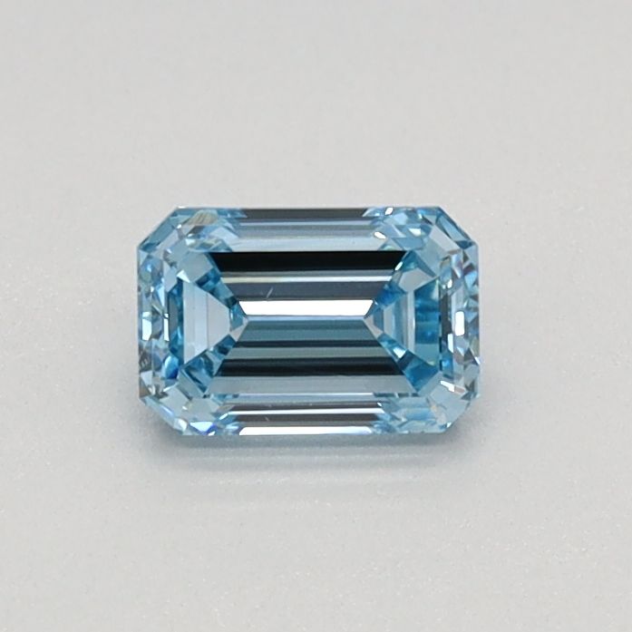0.34 CT Fancy Intense Blue EMERALD