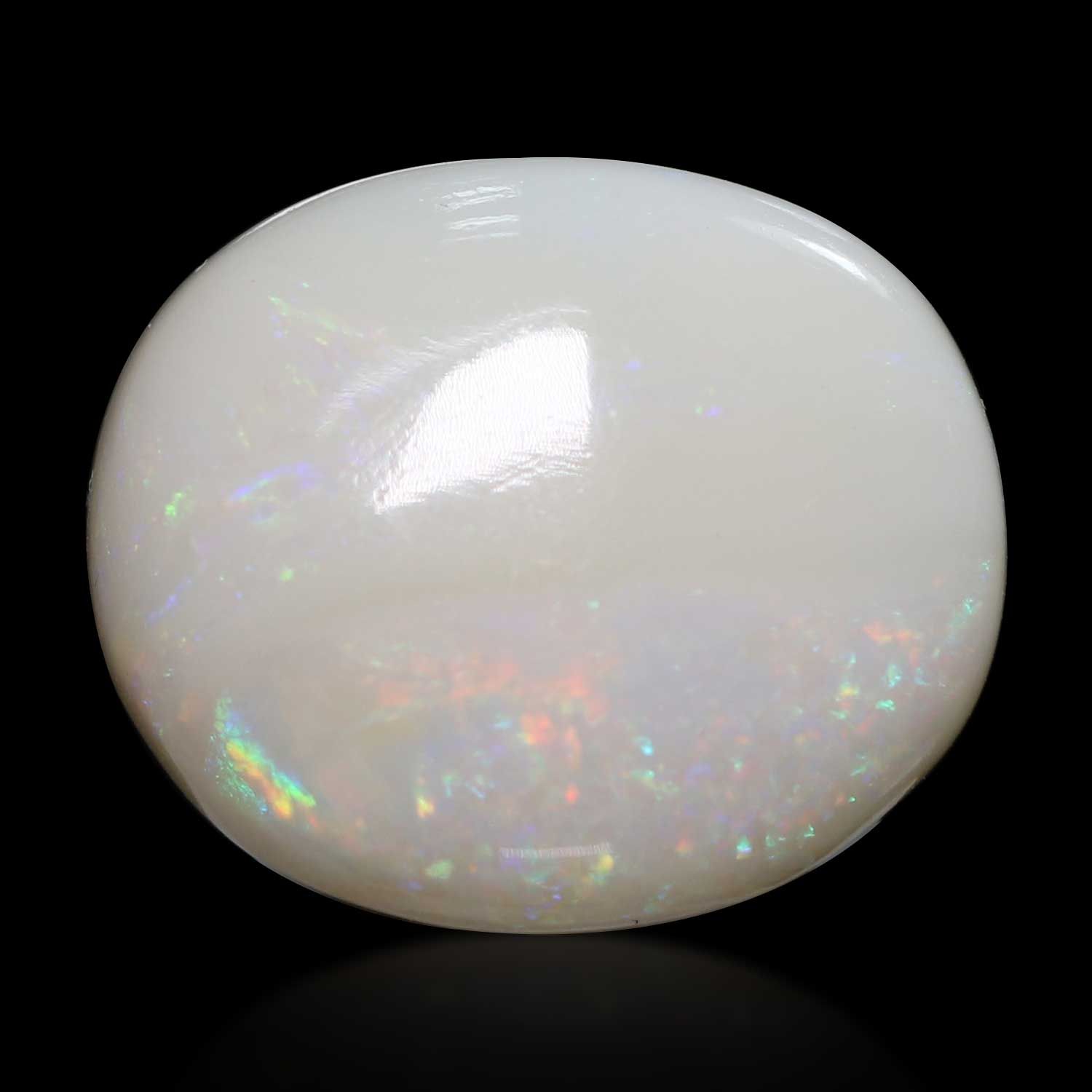 OPAL CABOCHON 9.85ct WHITE MI AUSTRALIA NONE