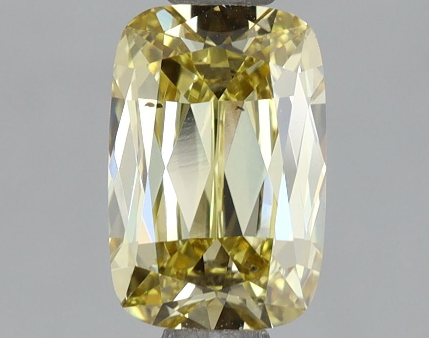 1.02 CT Fancy Intense Yellow CUSHION MODIFIED