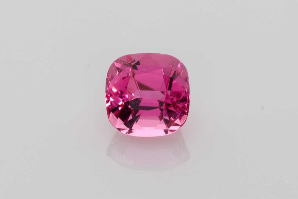 Turmalin 1,20 ct, różowy, szlif cushion
