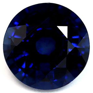 SAPPHIRE FACETED 1.38ct BLUE Intense Blue EC MADAGASCAR NONE