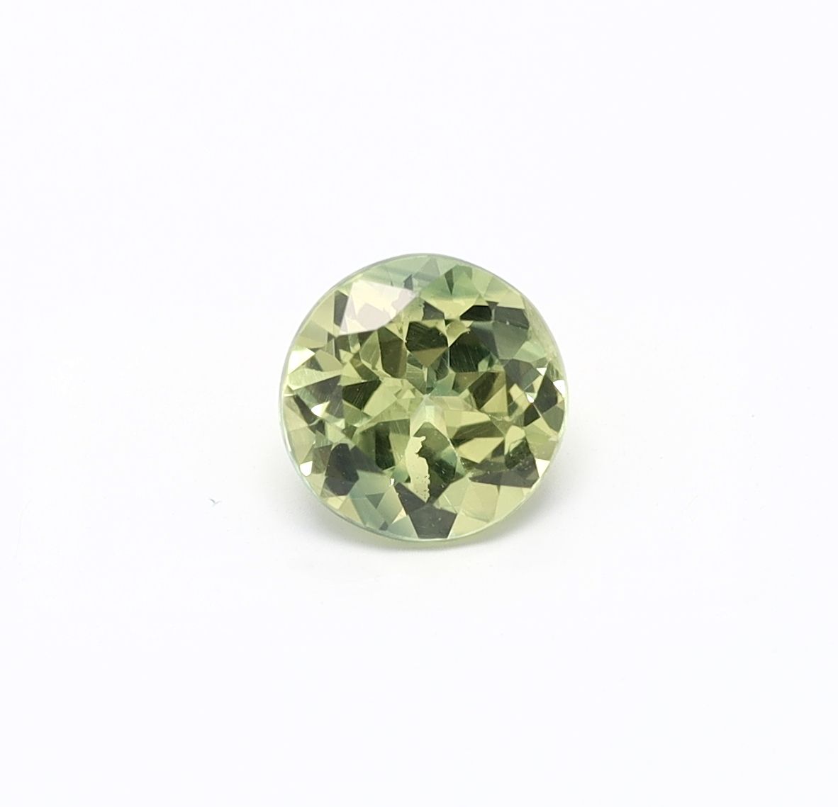 Szafir 1,15 ct, wielobarwny, szlif okrągły