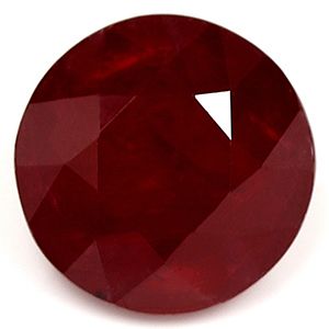 RUBY FACETED 1.32ct RED Deep Red SI REST_OF_AFRICA HEATED