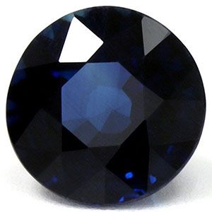 Szafir 1,81 ct, niebieski, szlif okrągły