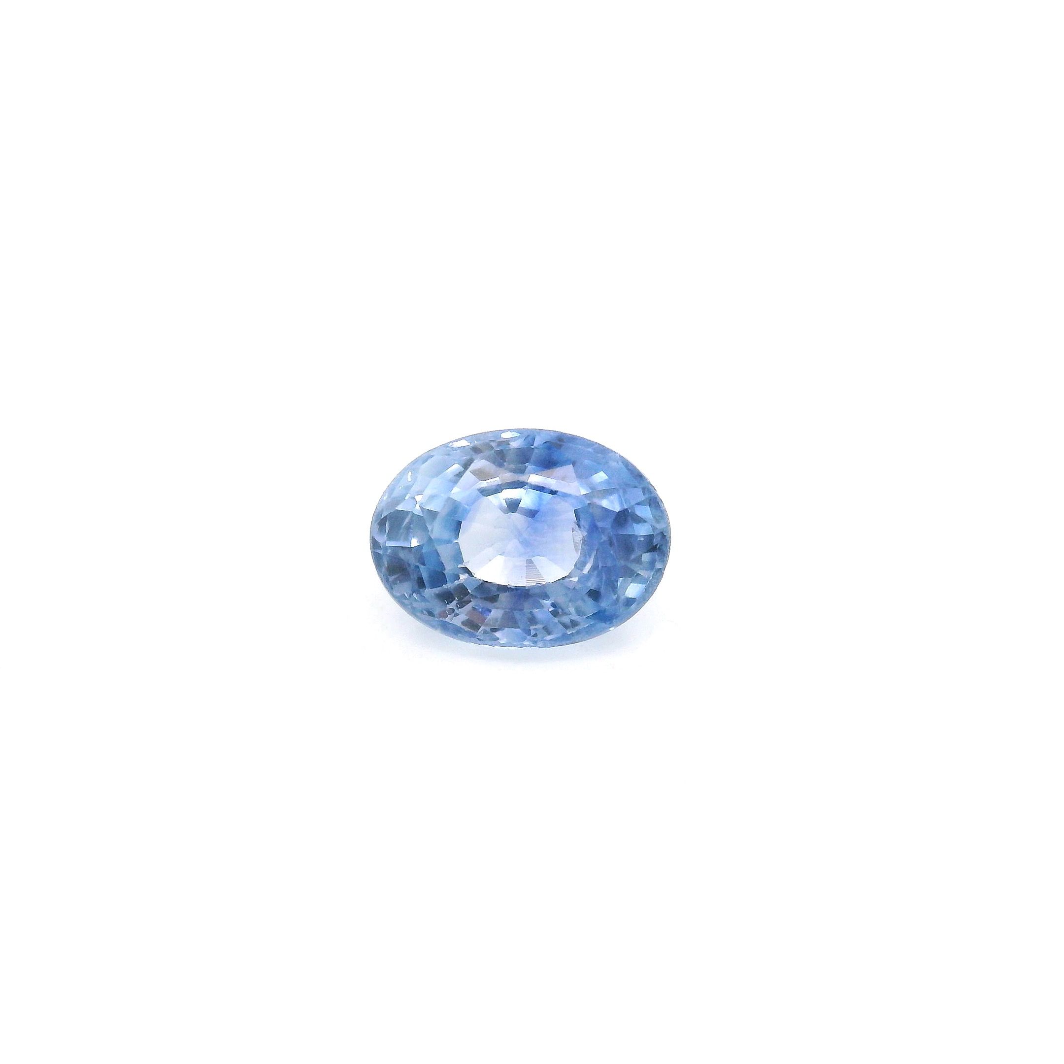 Szafir 1,33 ct, niebieski, szlif owalny