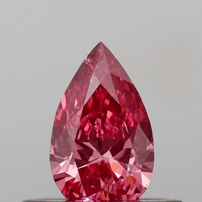 0.34 CT Fancy Vivid Pink PEAR