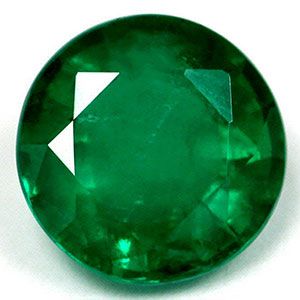 Szmaragd 4,39 ct, zielony, szlif okrągły