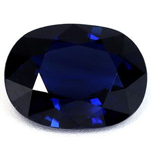 Szafir 1,86 ct, niebieski, szlif owalny