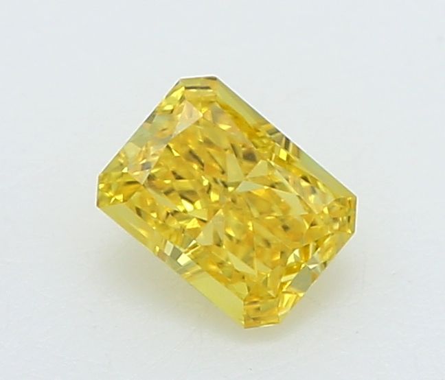 0.22 CT Fancy Vivid Yellow RADIANT