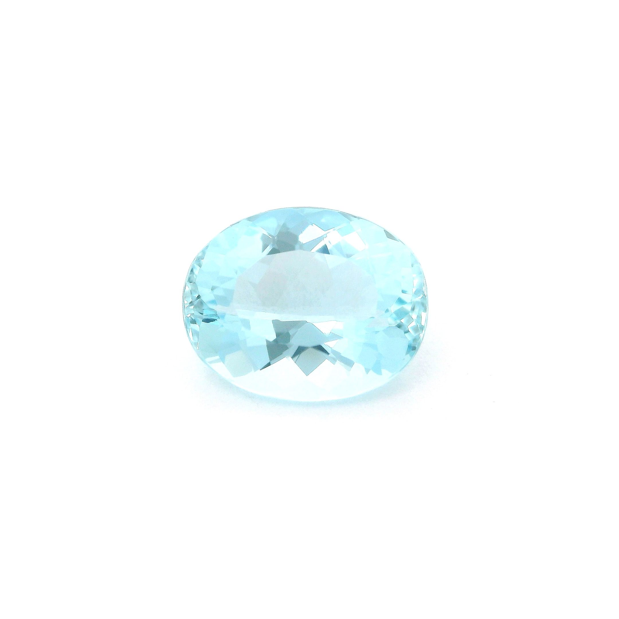 2.31 ct Oval aquamarine