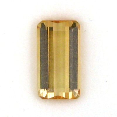 TOPAZ FACETED 3.54ct YELLOW Yellow,Gold EC BRAZIL HEATED