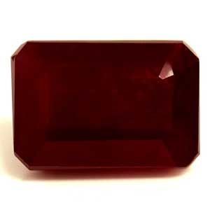 Rubin 1,79 ct, czerwony, szlif szmaragdowy