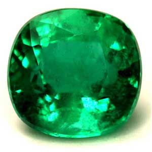 Szmaragd 2,16 ct, zielony, szlif cushion