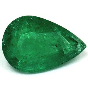 Szmaragd 2,97 ct, zielony, szlif gruszka