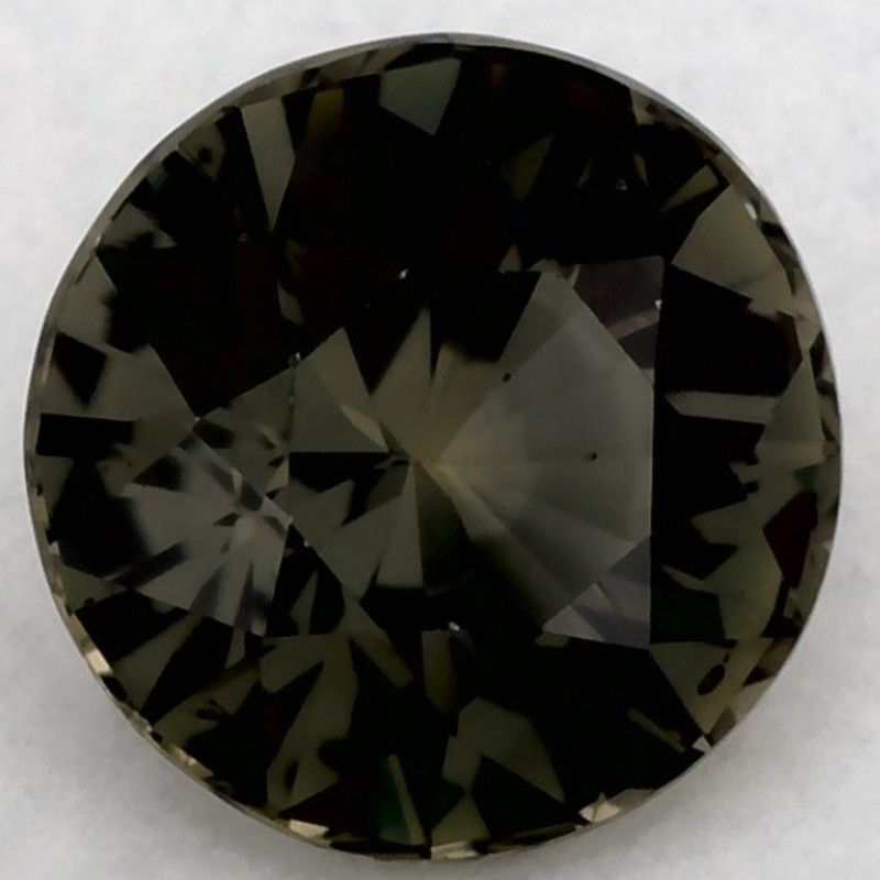 Szafir 1,57 ct, zielony, szlif okrągły