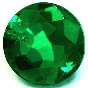 Szmaragd 1,58 ct, zielony, szlif okrągły