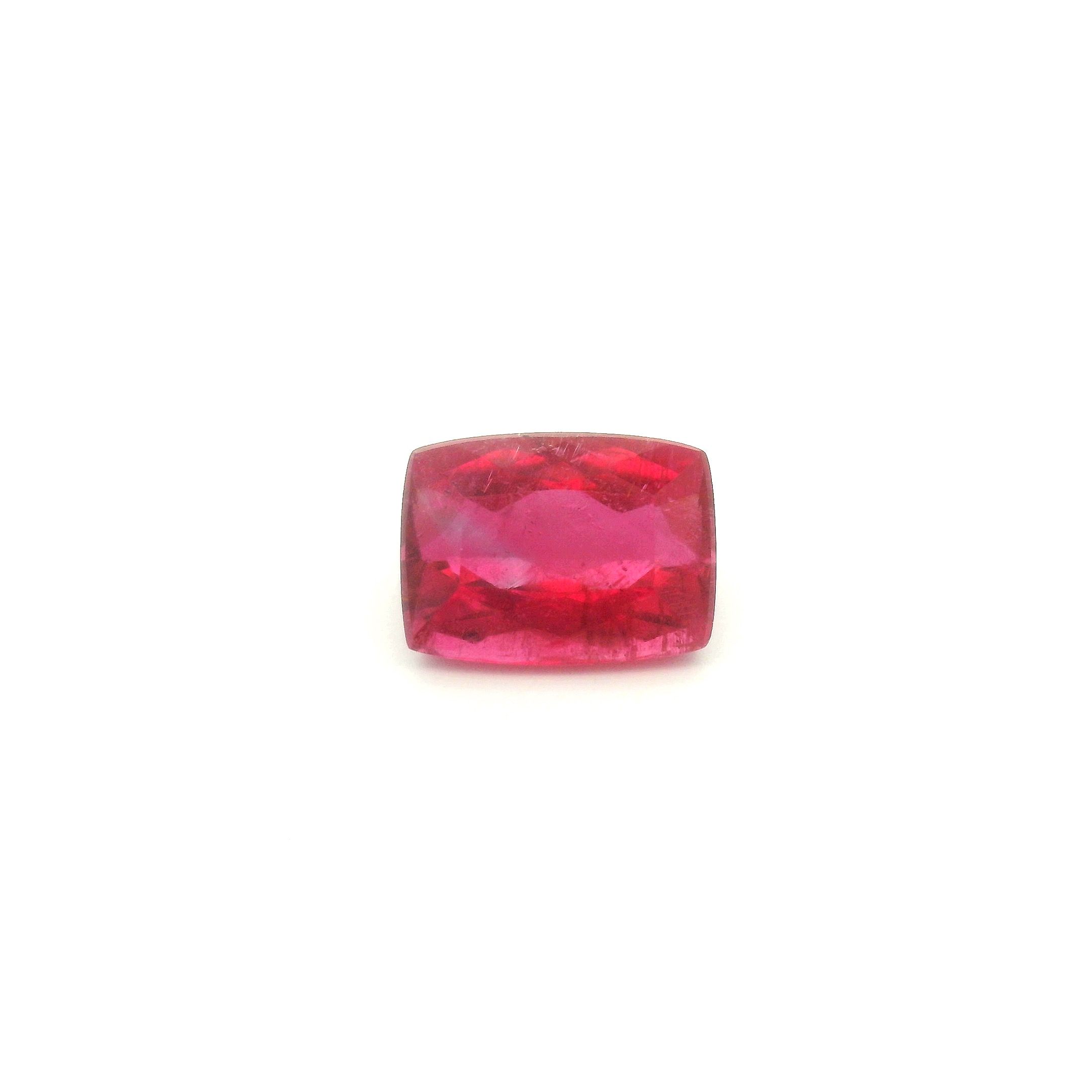 Turmalin 1,73 ct, różowy, szlif cushion