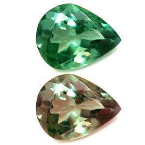 ALEXANDRITE FACETED 0.35ct GREEN Blue Green to Purple EC INDIA NONE