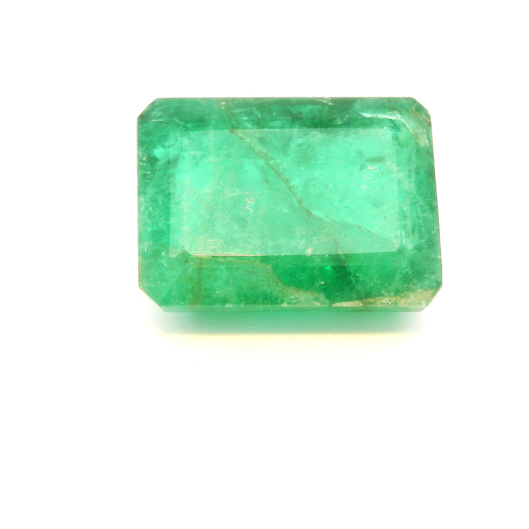 Szmaragd 7,01 ct, zielony, szlif ośmiokątny