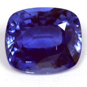 Szafir 2,34 ct, niebieski, szlif cushion