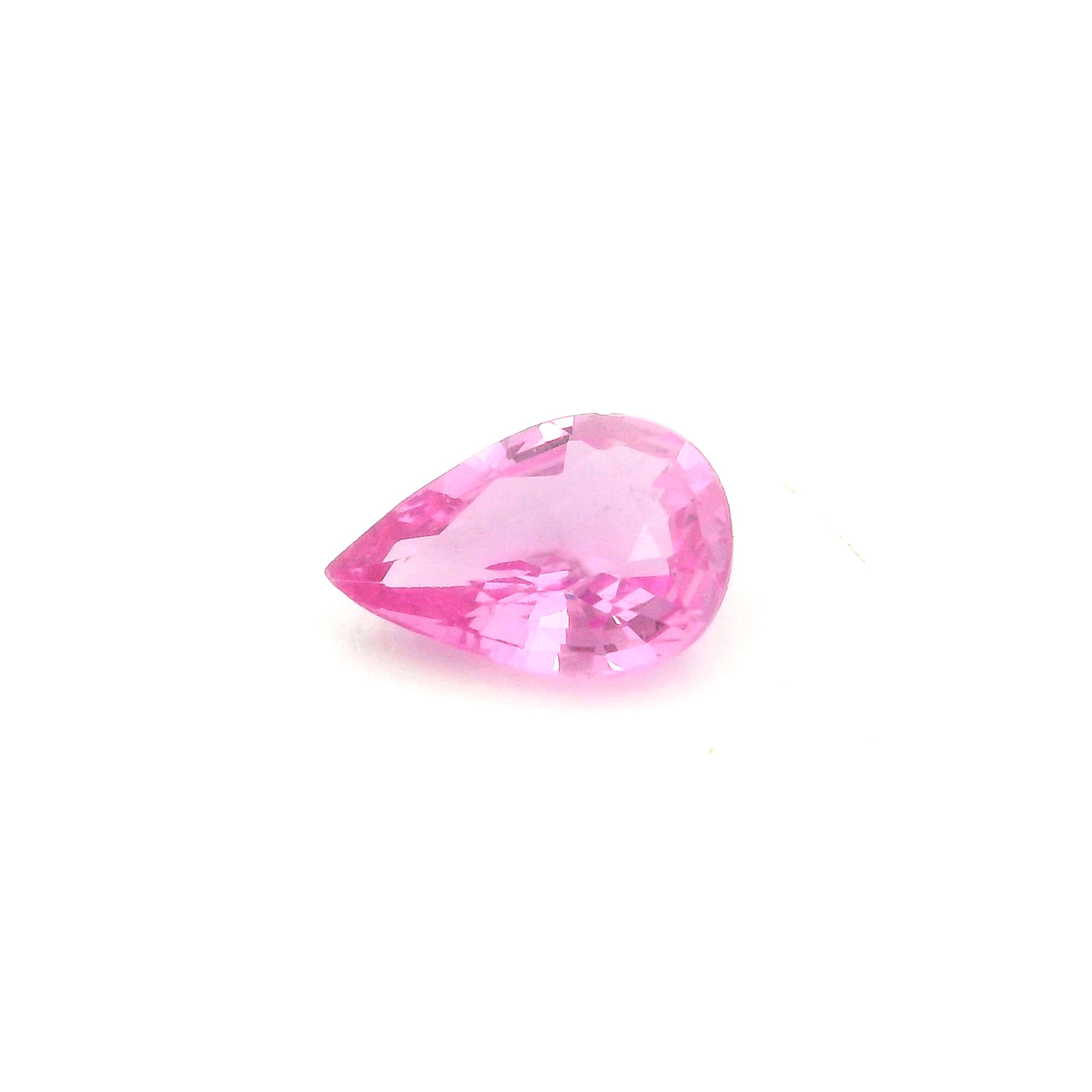 0.68 ct Pear sapphire