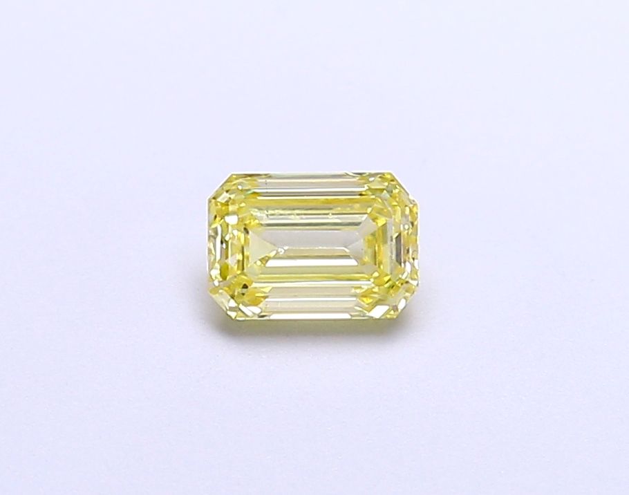 0.49 CT Fancy Intense Yellow EMERALD