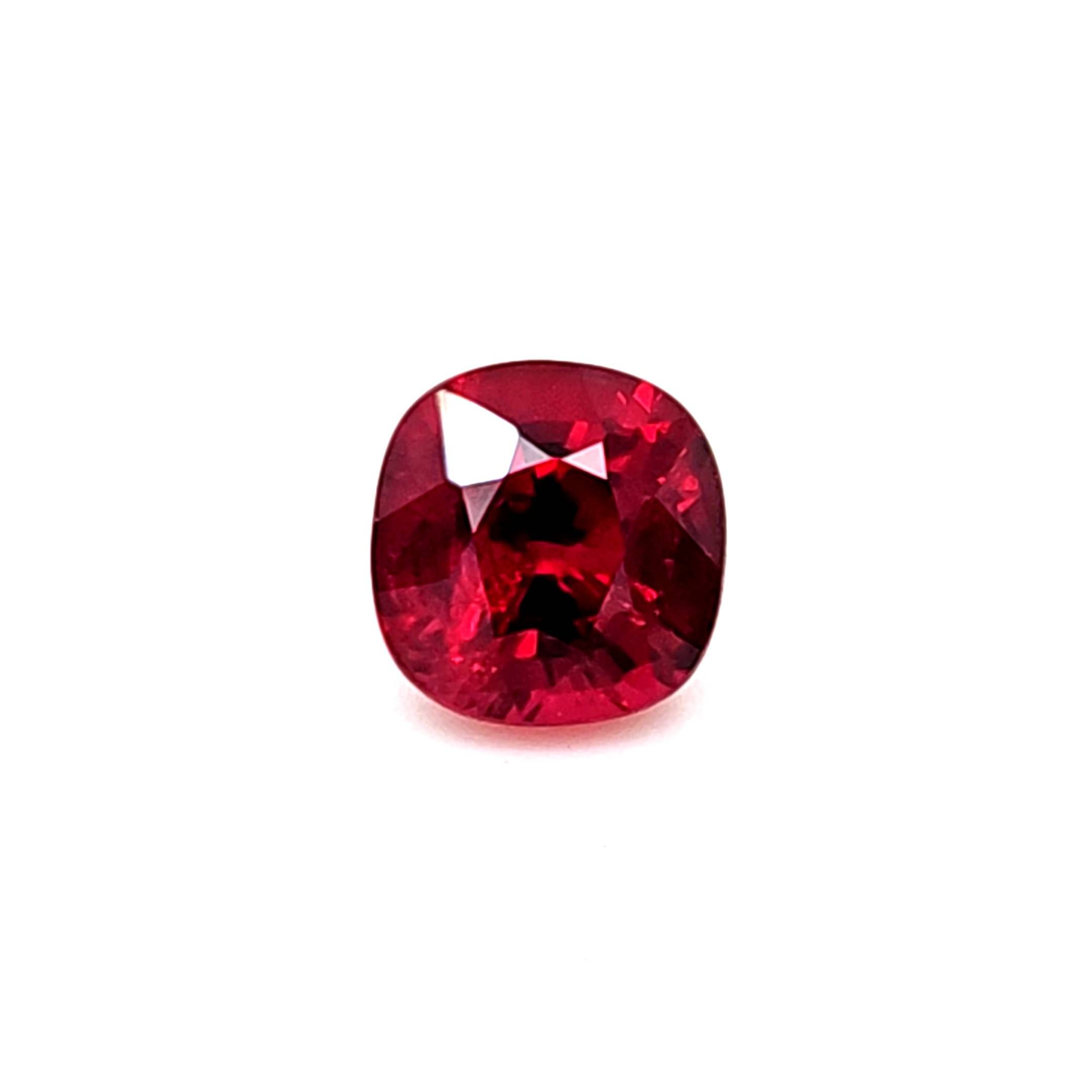 RUBY FACETED 2.14ct RED Red EC MOZAMBIQUE HEATED