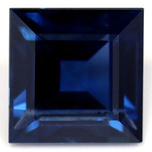 SAPPHIRE FACETED 1.38ct BLUE Intense Blue EC SRILANKA HEATED