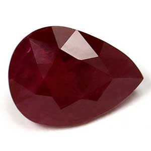 RUBY FACETED 1.41ct RED Pigeon Blood Red SI REST_OF_AFRICA HEATED