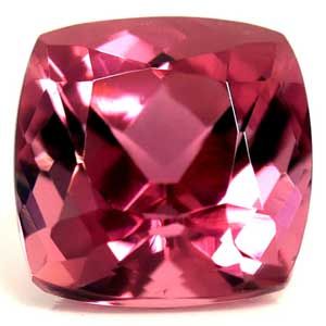 Turmalin 1,16 ct, różowy, szlif cushion