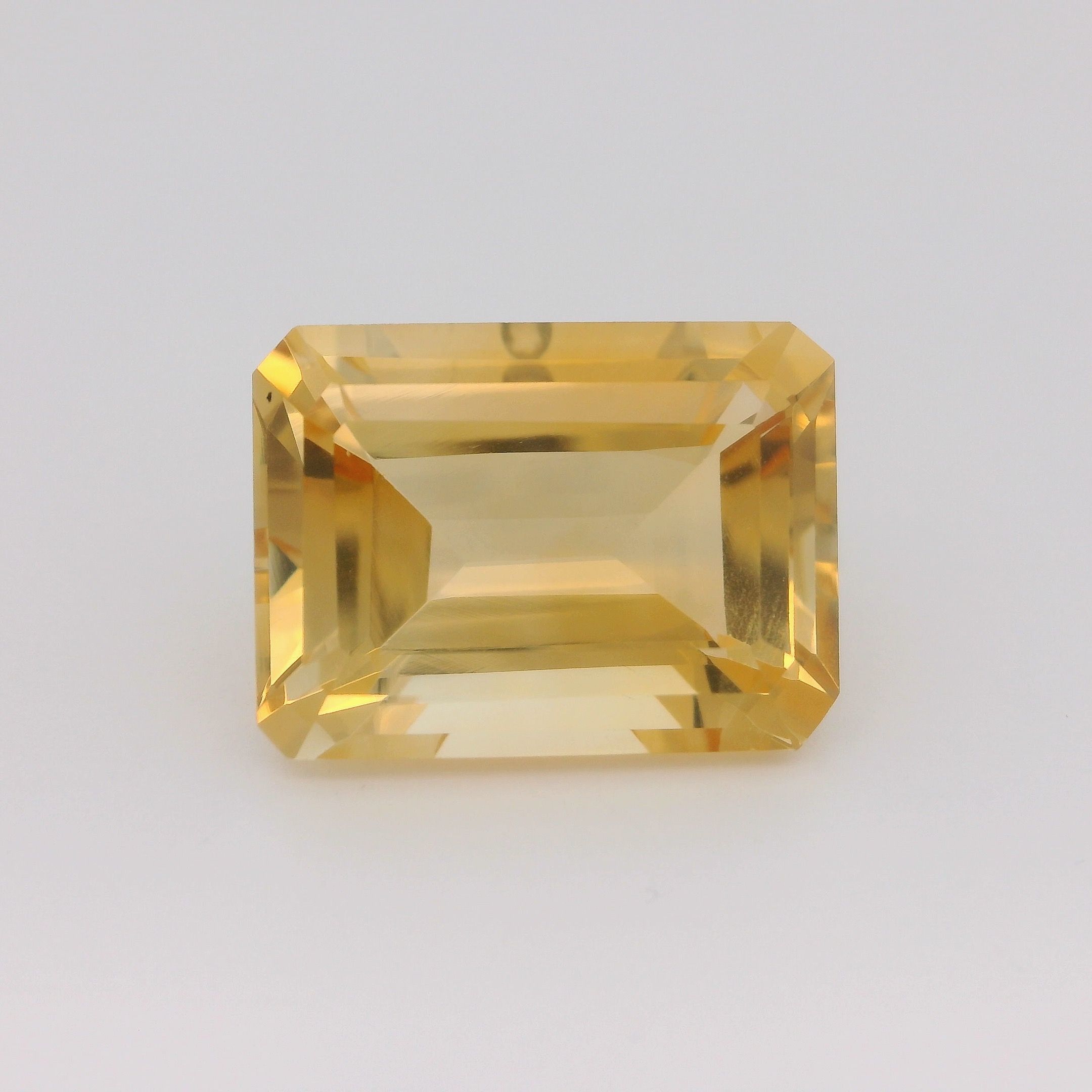 Cytryn 12,02 ct, żółty, szlif ośmiokątny