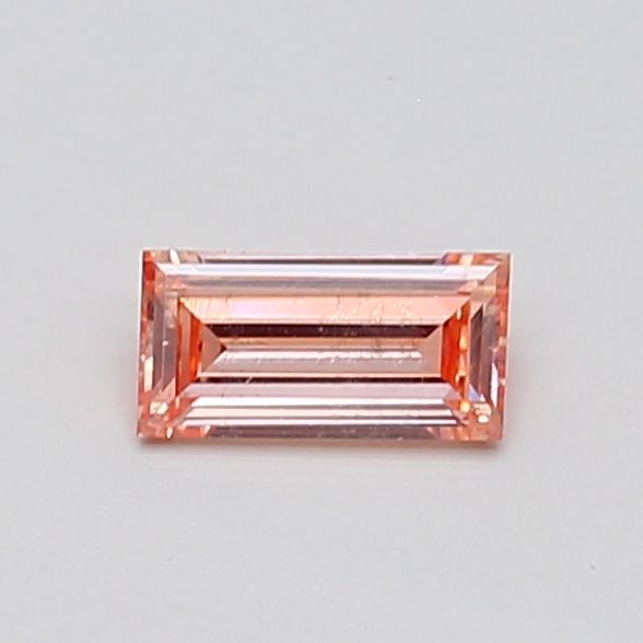 0.51 CT Fancy Intense Orange BAGUETTE