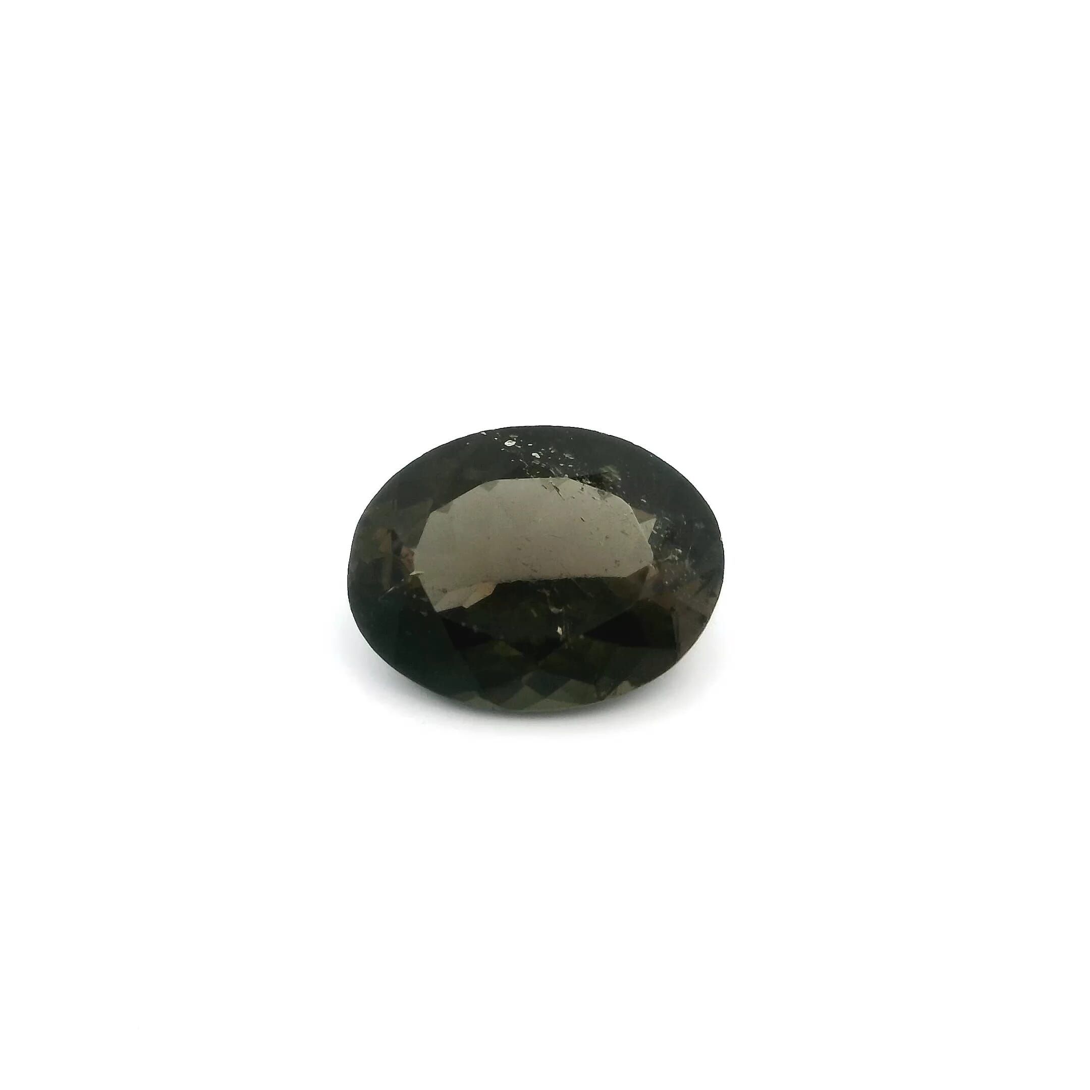 Turmalin 2,53 ct, zielony, szlif owalny