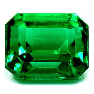 Szmaragd 1,44 ct, zielony, szlif szmaragdowy