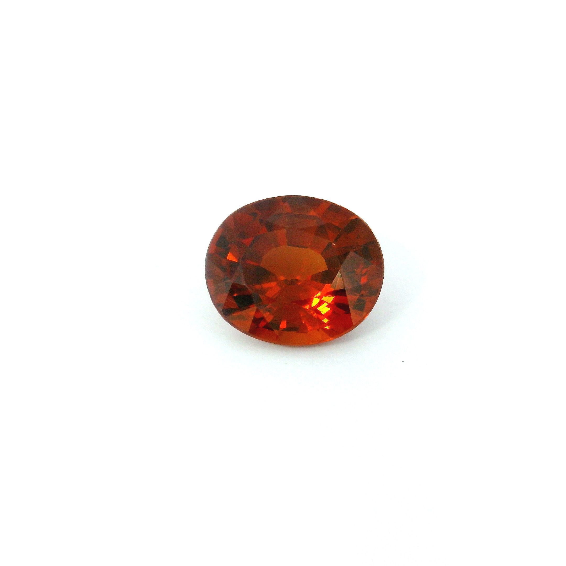 Granat 1,84 ct, pomarańczowy, szlif owalny