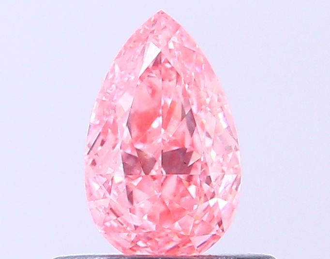 0.39 CT Fancy Vivid Pink PEAR