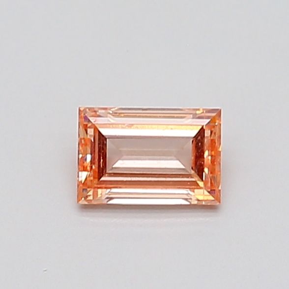 0.61 CT Fancy Intense Orange BAGUETTE