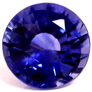 SAPPHIRE FACETED 1.42ct BLUE Vivid Blue EC SRILANKA HEATED