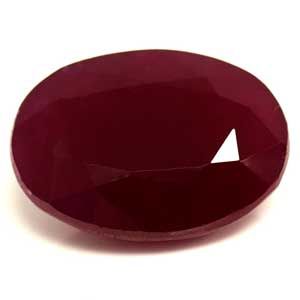 Rubin 3,18 ct, czerwony, szlif owalny