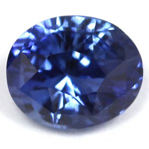 Szafir 1,48 ct, niebieski, szlif owalny