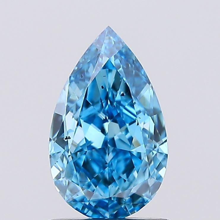 1.09 CT Fancy Vivid Blue PEAR