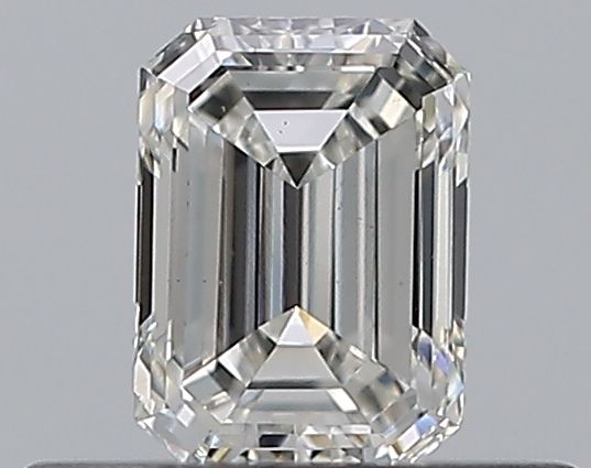 Diamant Émeraude 0.36 ct - Couleur G - Pureté VS2