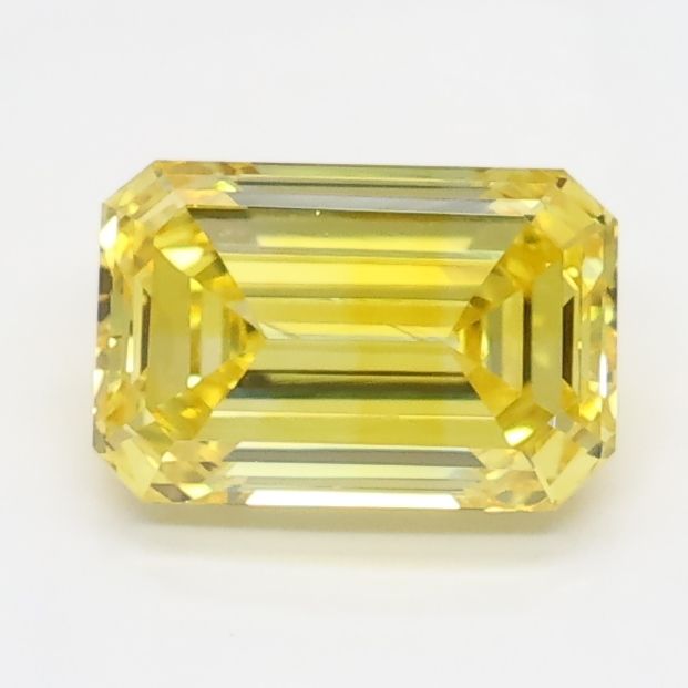 0.8 CT Fancy Vivid Yellow EMERALD