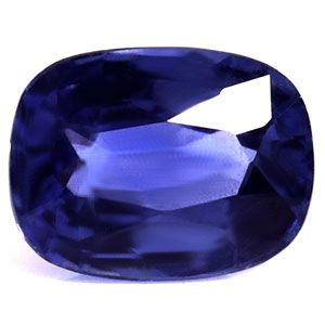 Szafir 1,09 ct, niebieski, szlif cushion