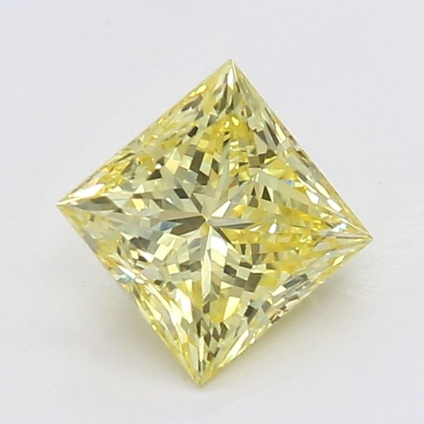 0.61 CT Fancy Vivid Yellow PRINCESS
