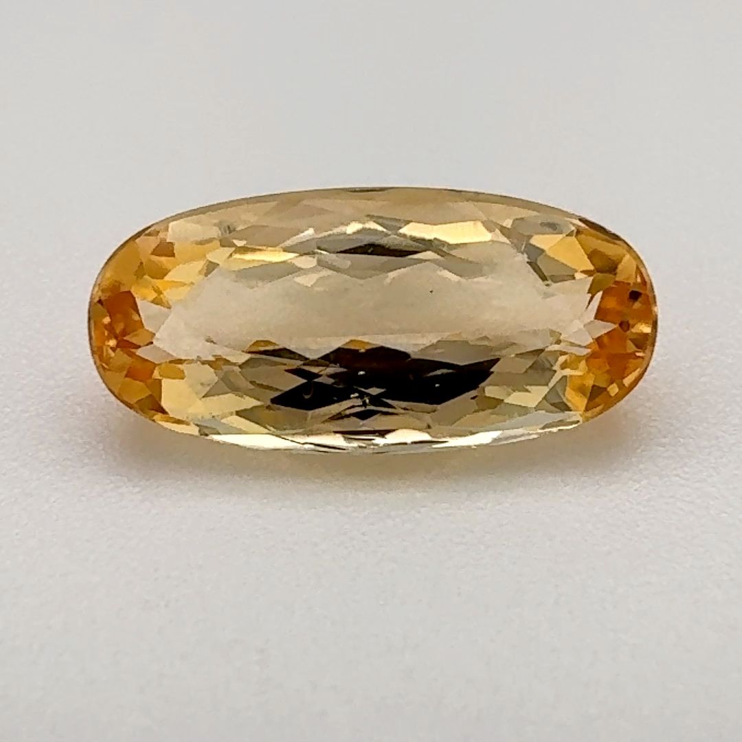 TOPAZ FACETED 2.75ct YELLOW Medium Yellow EC BRAZIL NONE