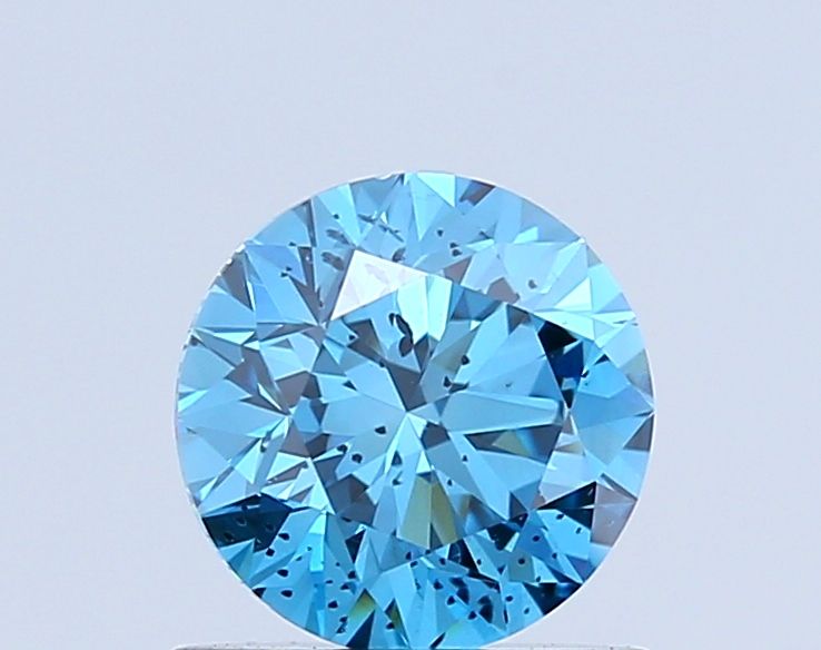 0.81 CT Fancy Vivid Blue ROUND