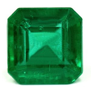 Szmaragd 1,72 ct, zielony, szlif szmaragdowy