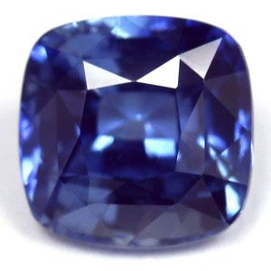 Szafir 3,15 ct, niebieski, szlif cushion
