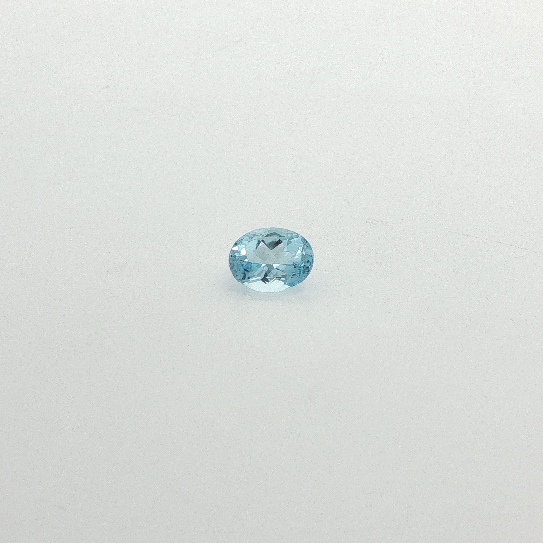 1.35 ct Oval aquamarine